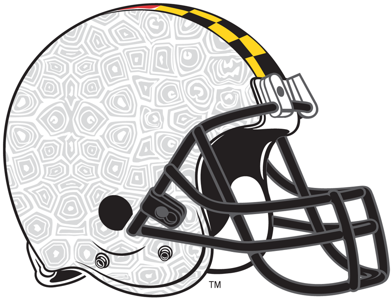 Maryland Terrapins 0-Pres Helmet Logo diy iron on heat transfer